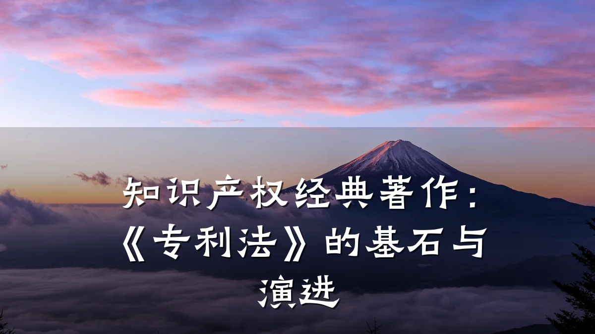 知识产权经典著作:《专利法》的基石与演进
