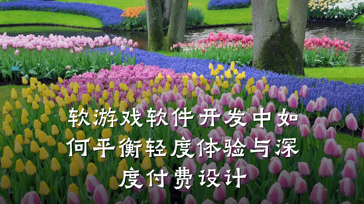 软游戏软件开发中如何平衡轻度体验与深度付费设计