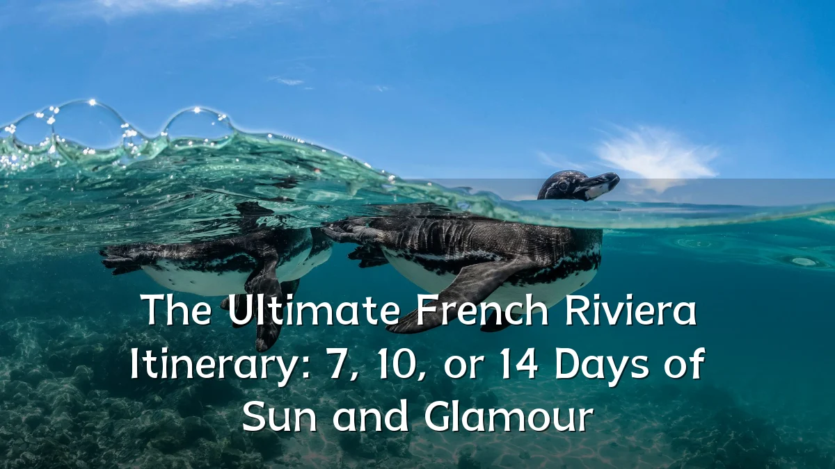 The Ultimate French Riviera Itinerary: 7, 10, or 14 Days of Sun and Glamour