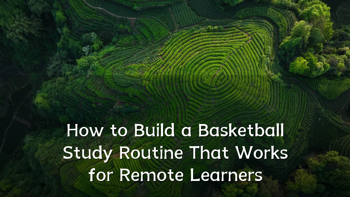 How to Build a Basketball Study Routine That Works for Remote Learners