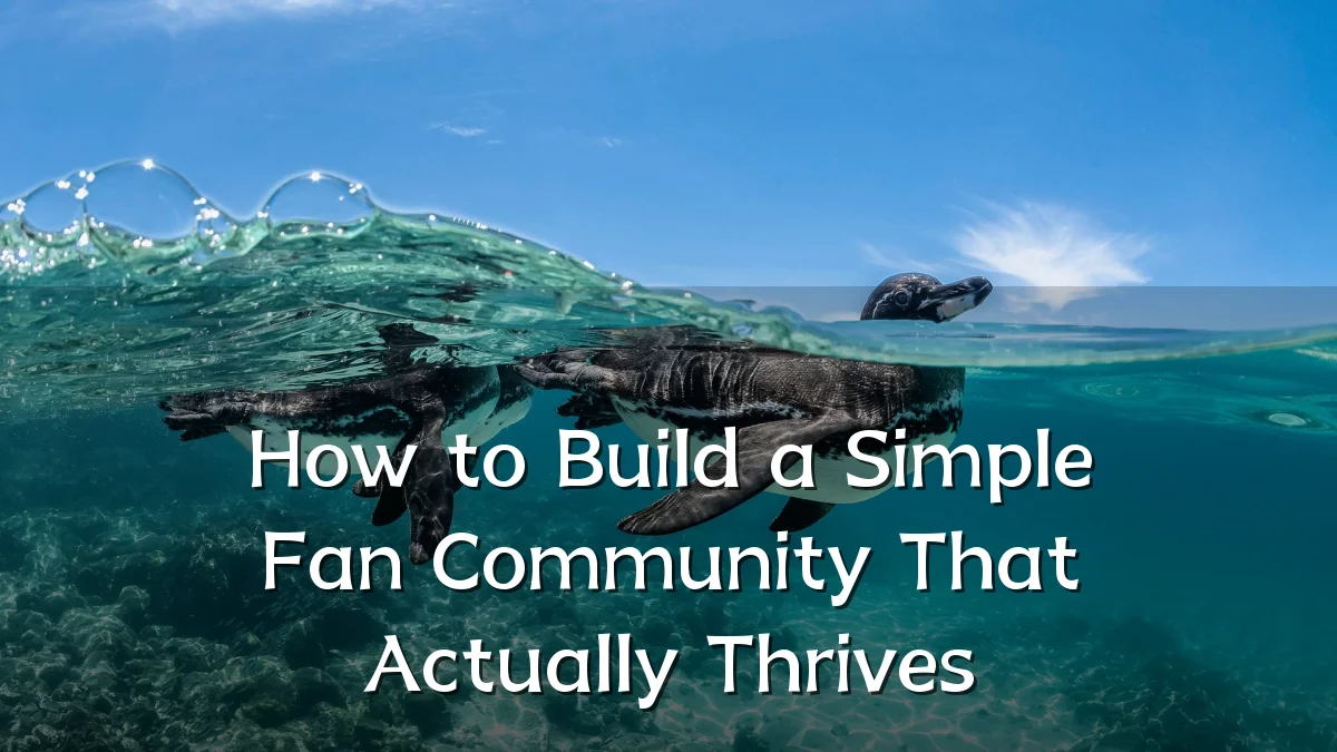 How to Build a Simple Fan Community That Actually Thrives