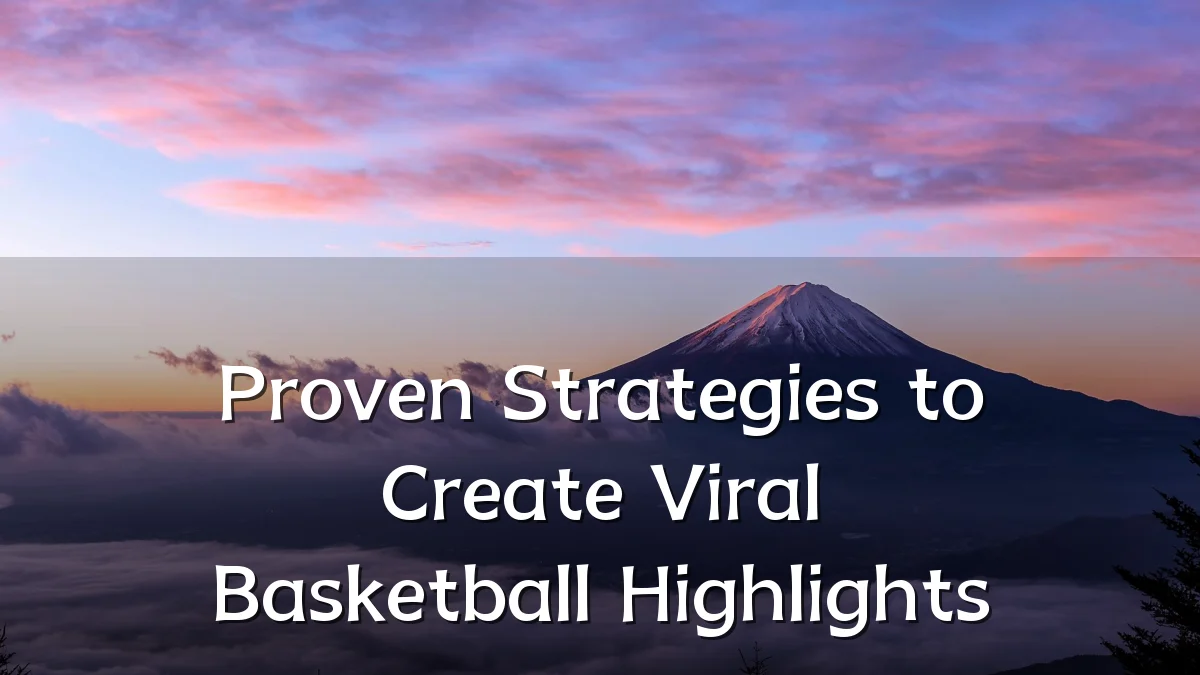 Proven Strategies to Create Viral Basketball Highlights