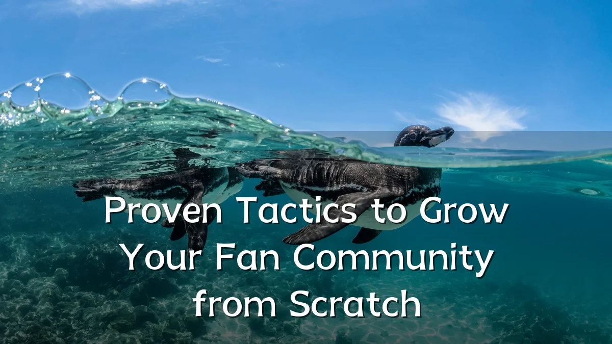 Proven Tactics to Grow Your Fan Community from Scratch