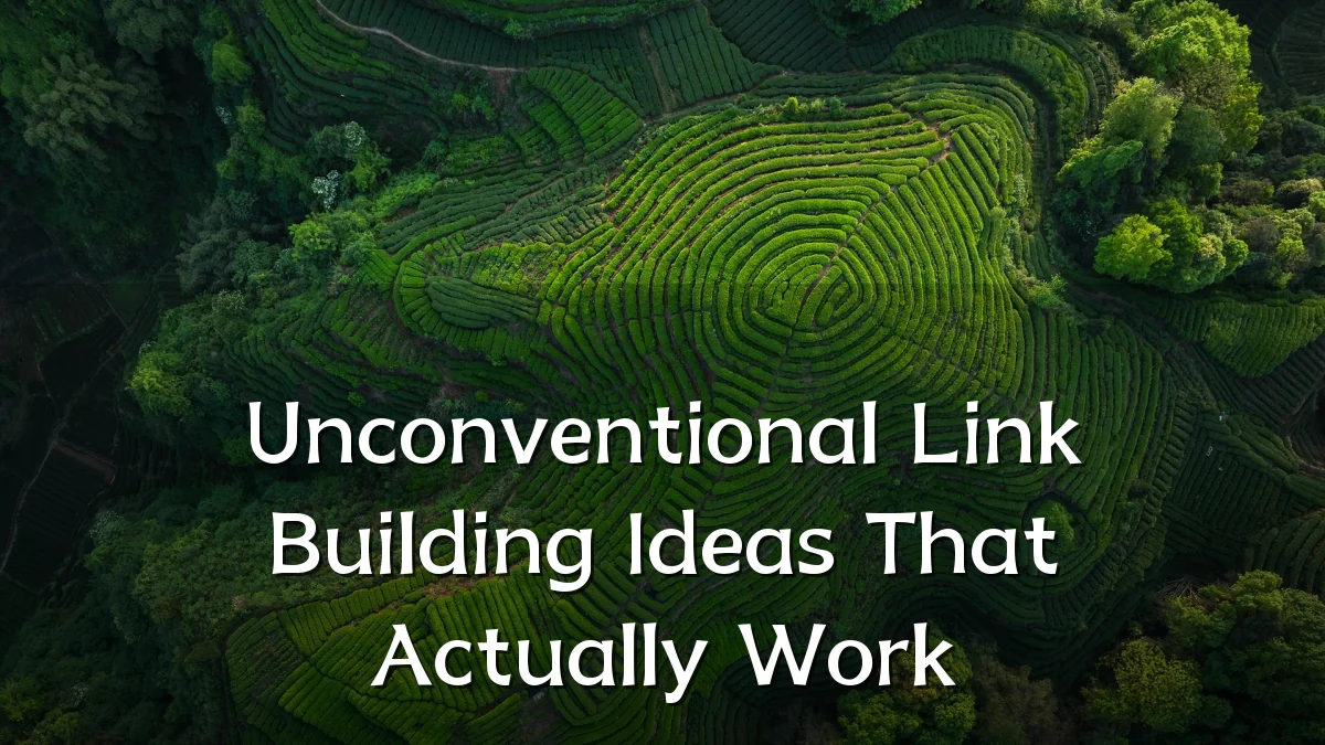 Unconventional Link Building Ideas That Actually Work